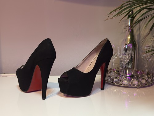 Schwarze pumps mit - pumps,